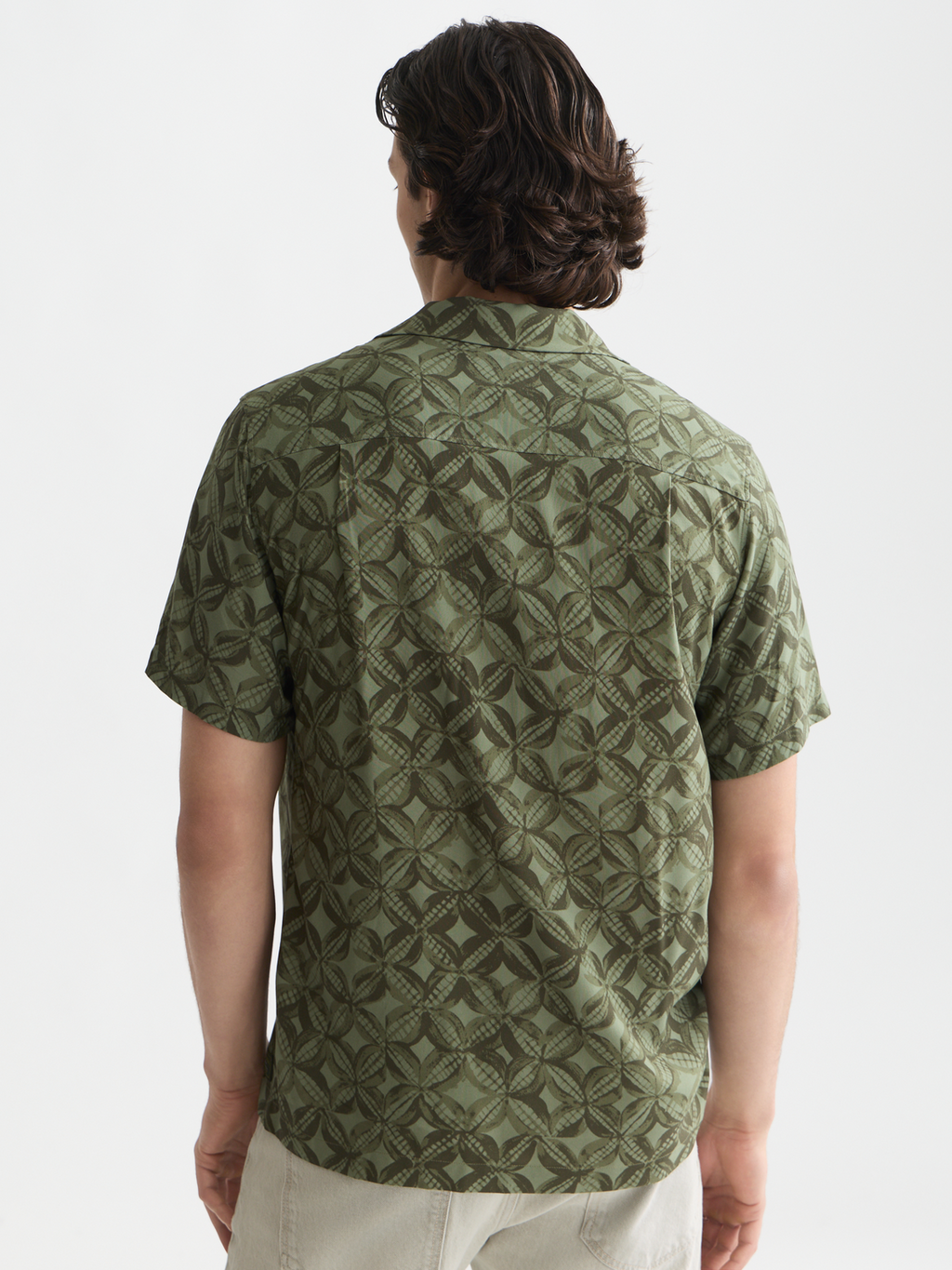 Printed short-sleeved shirt