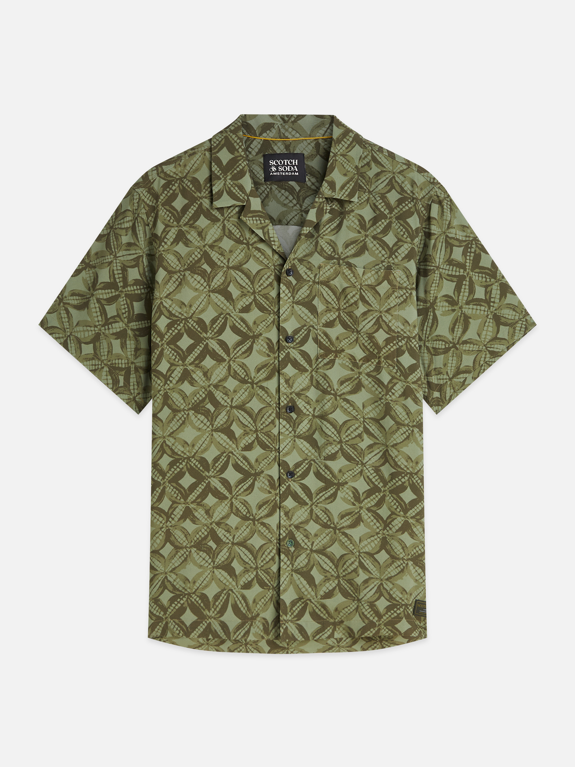 Printed short-sleeved shirt