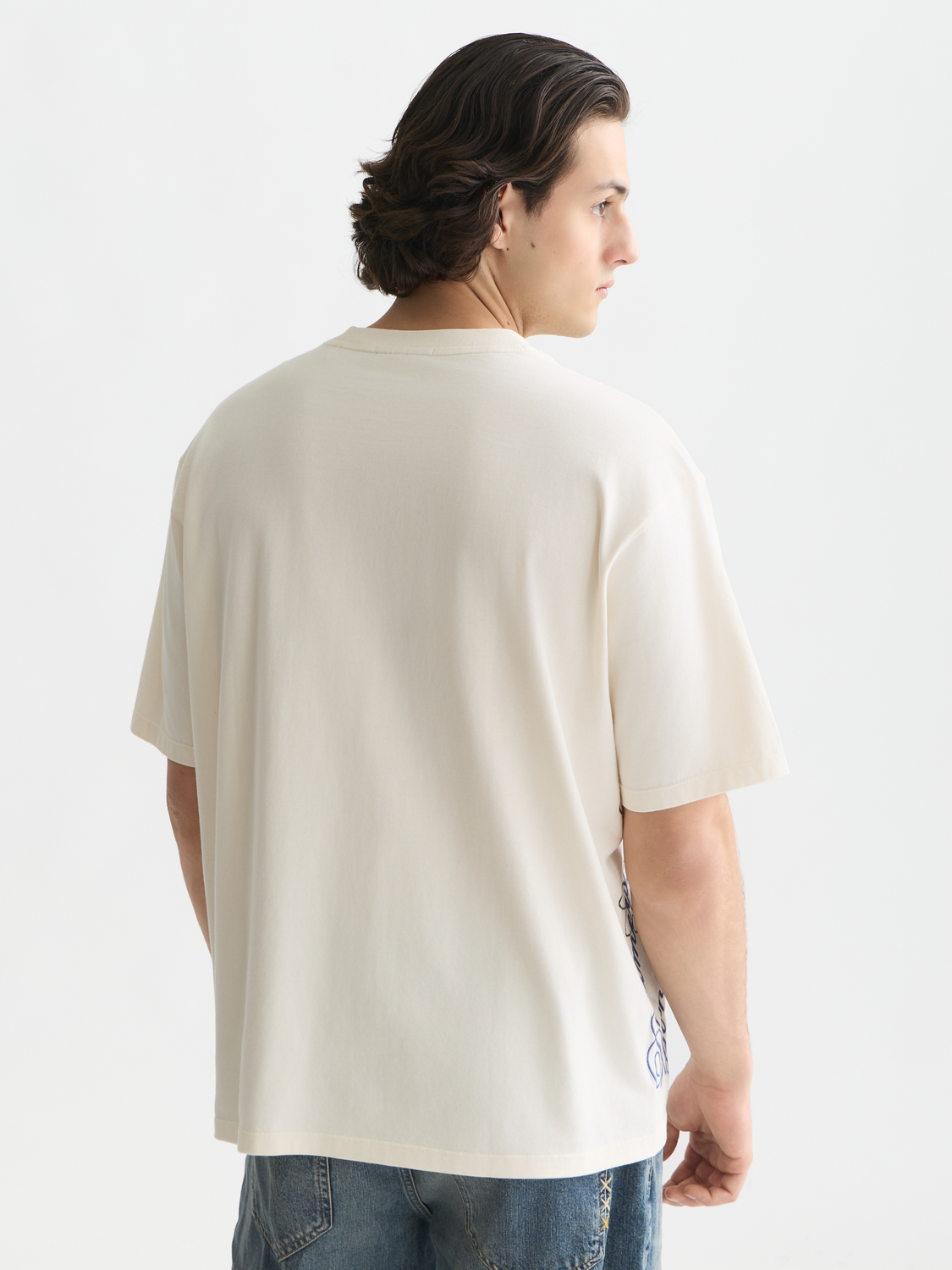 artwork loose T-shirt