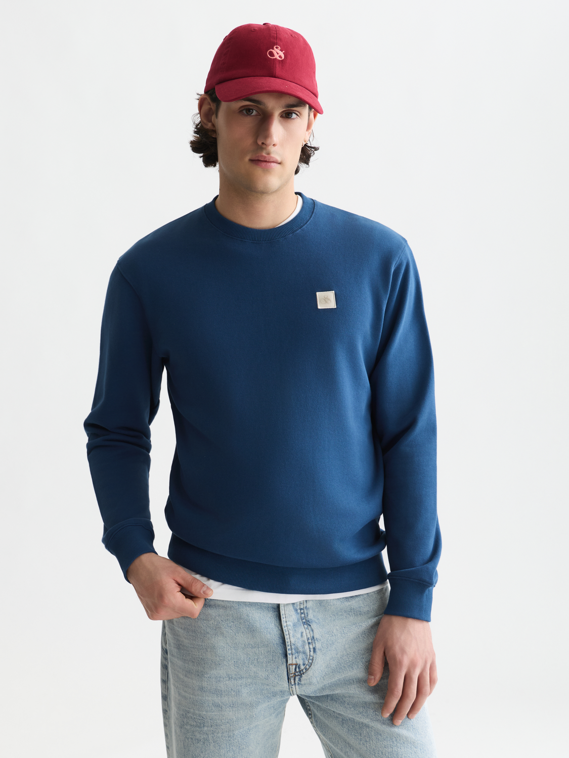 Seasonal Essentials logo badge sweatshirt