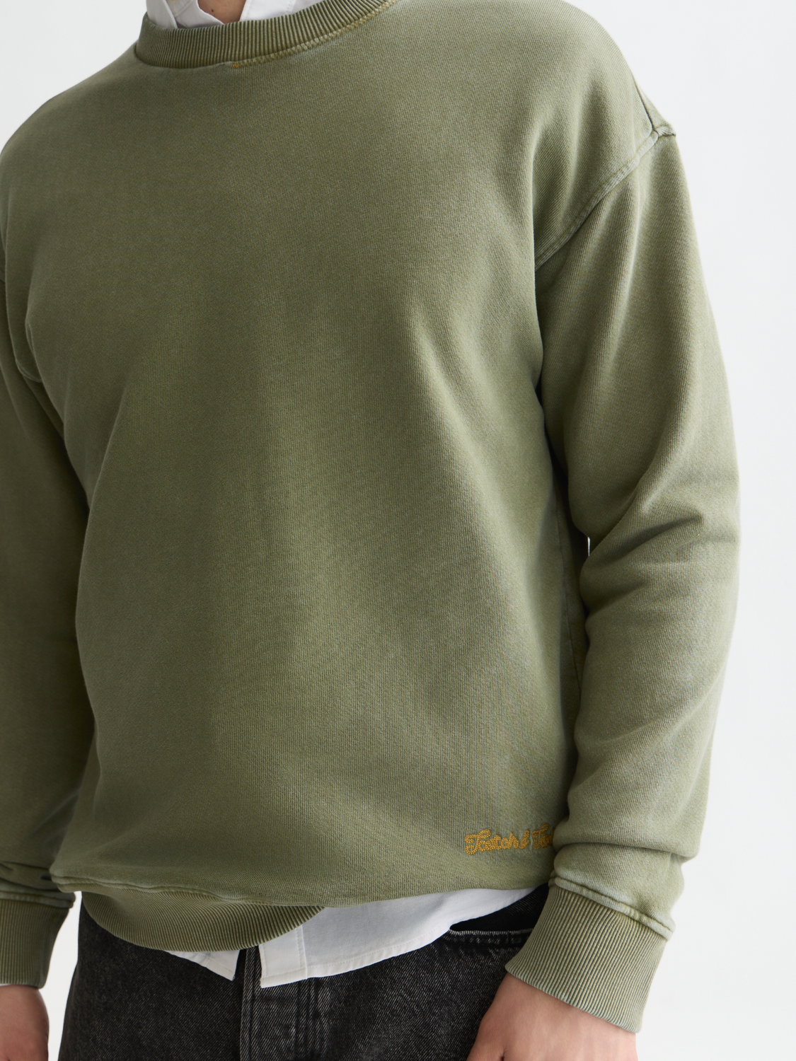 Washed relaxed sweatshirt