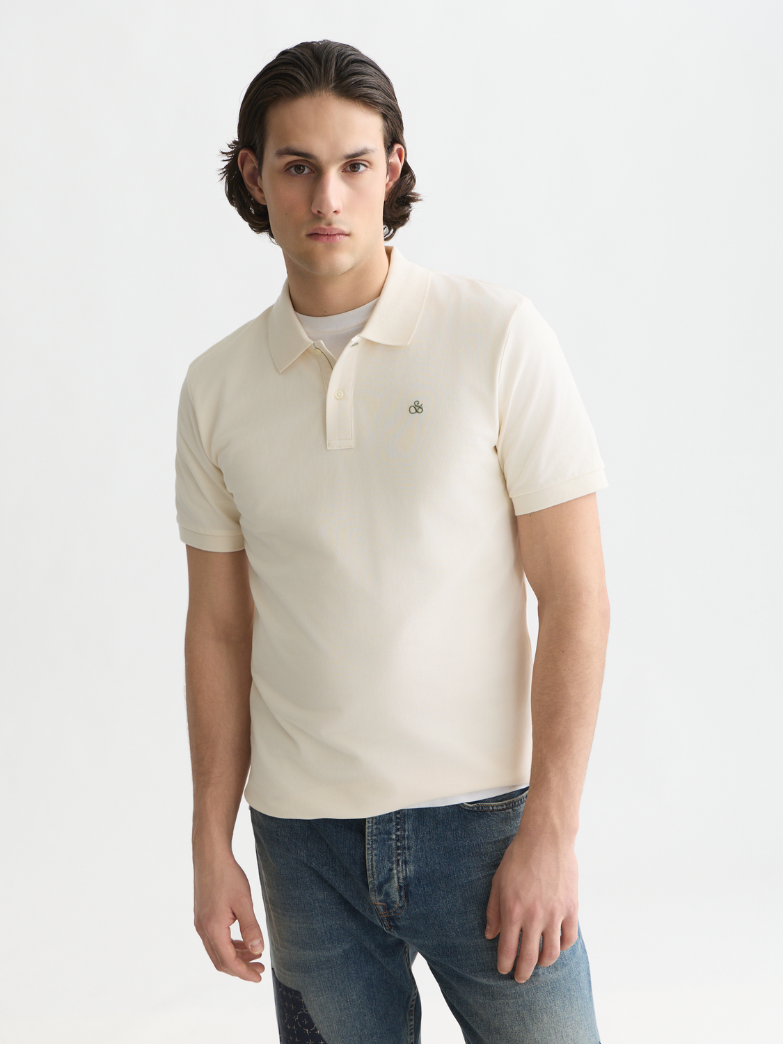 Seasonal Essentials pique logo polo
