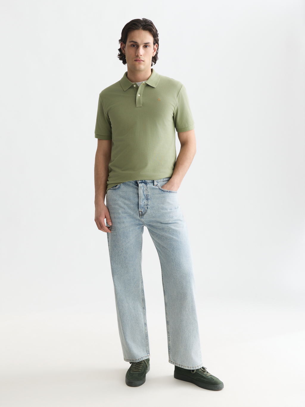Seasonal Essentials pique logo polo