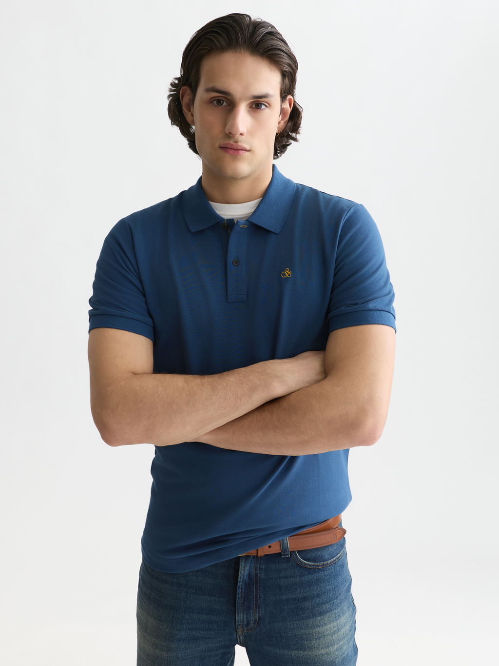 Seasonal Essentials pique logo polo