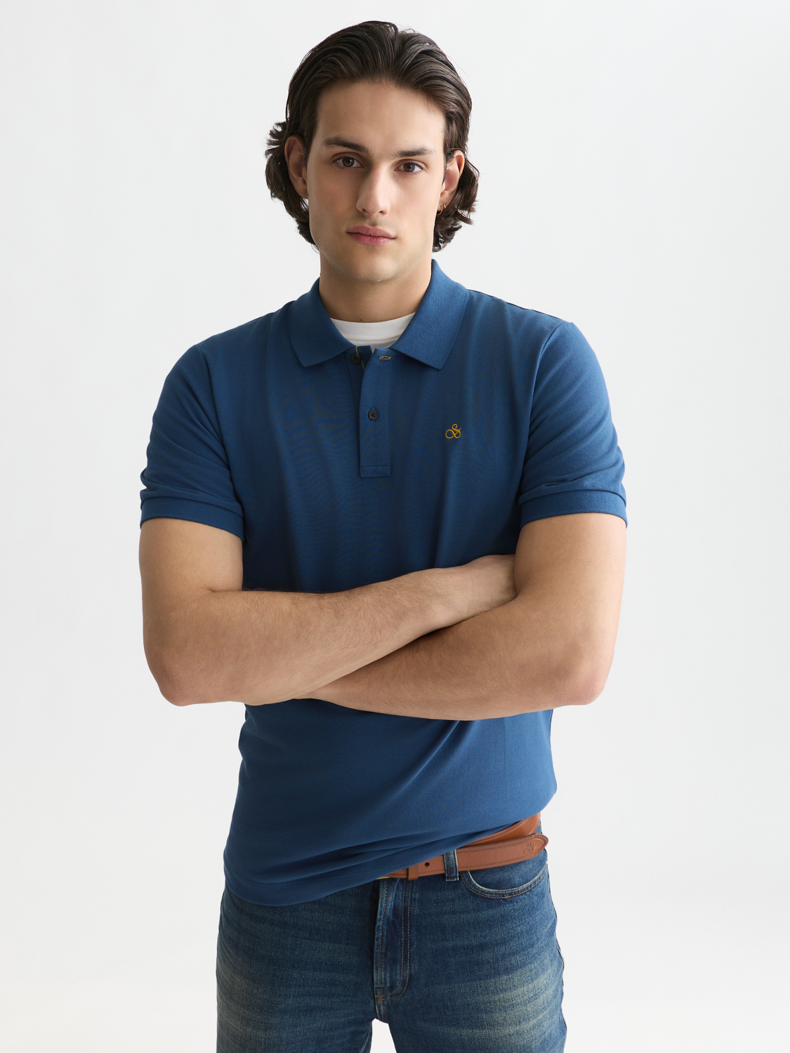 Seasonal Essentials pique logo polo