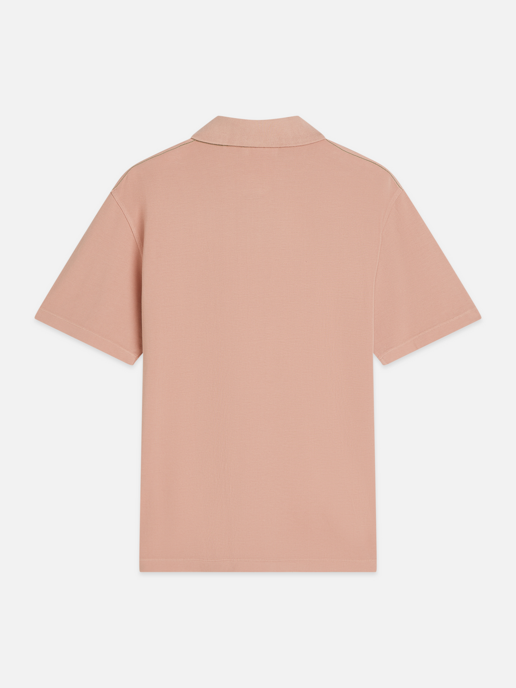 Pique garment dyed relaxed polo