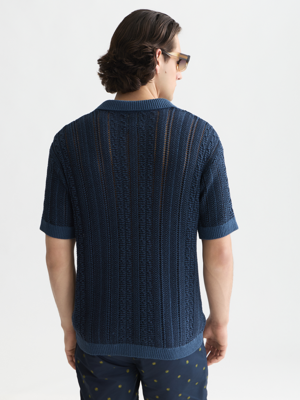 Multi stitch dropped shoulder polo