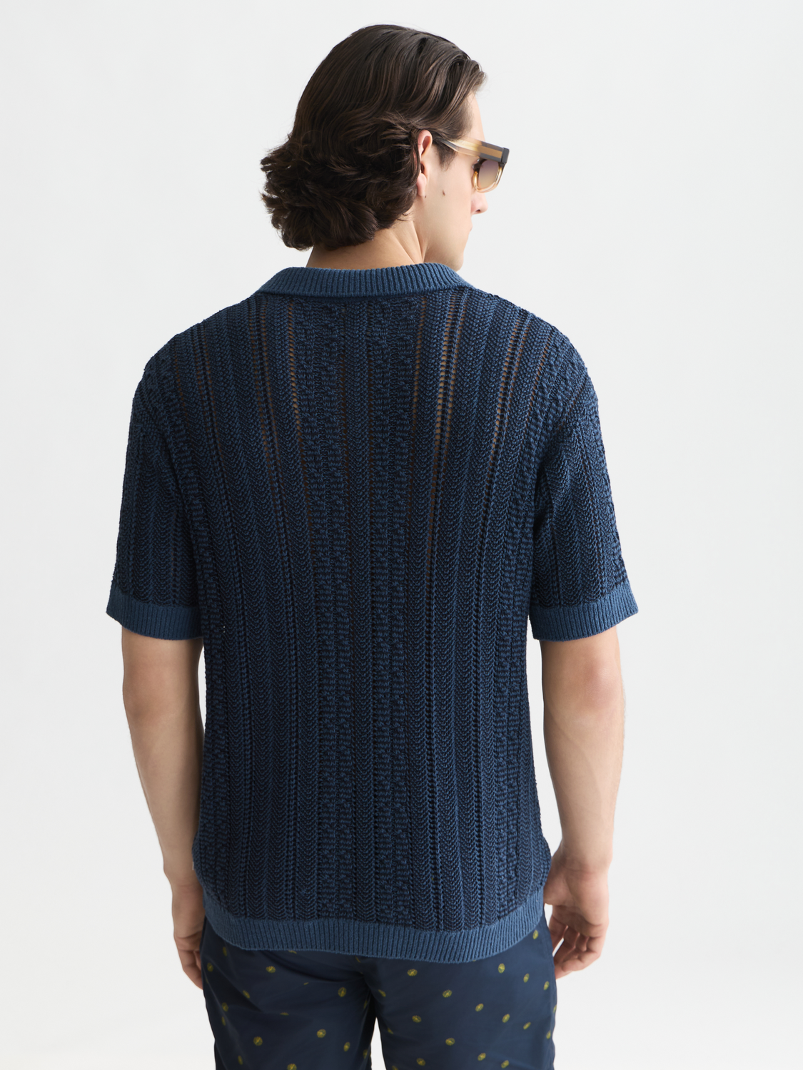 Multi stitch dropped shoulder polo