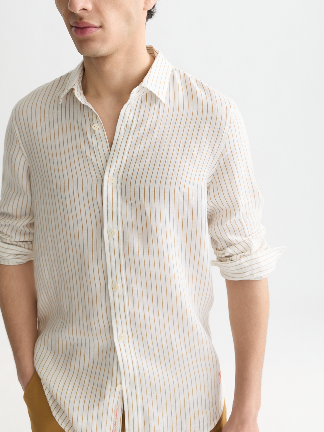 Striped linen shirt