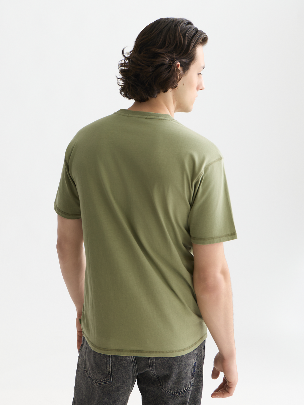 artwork pocket relaxed T-shirt
