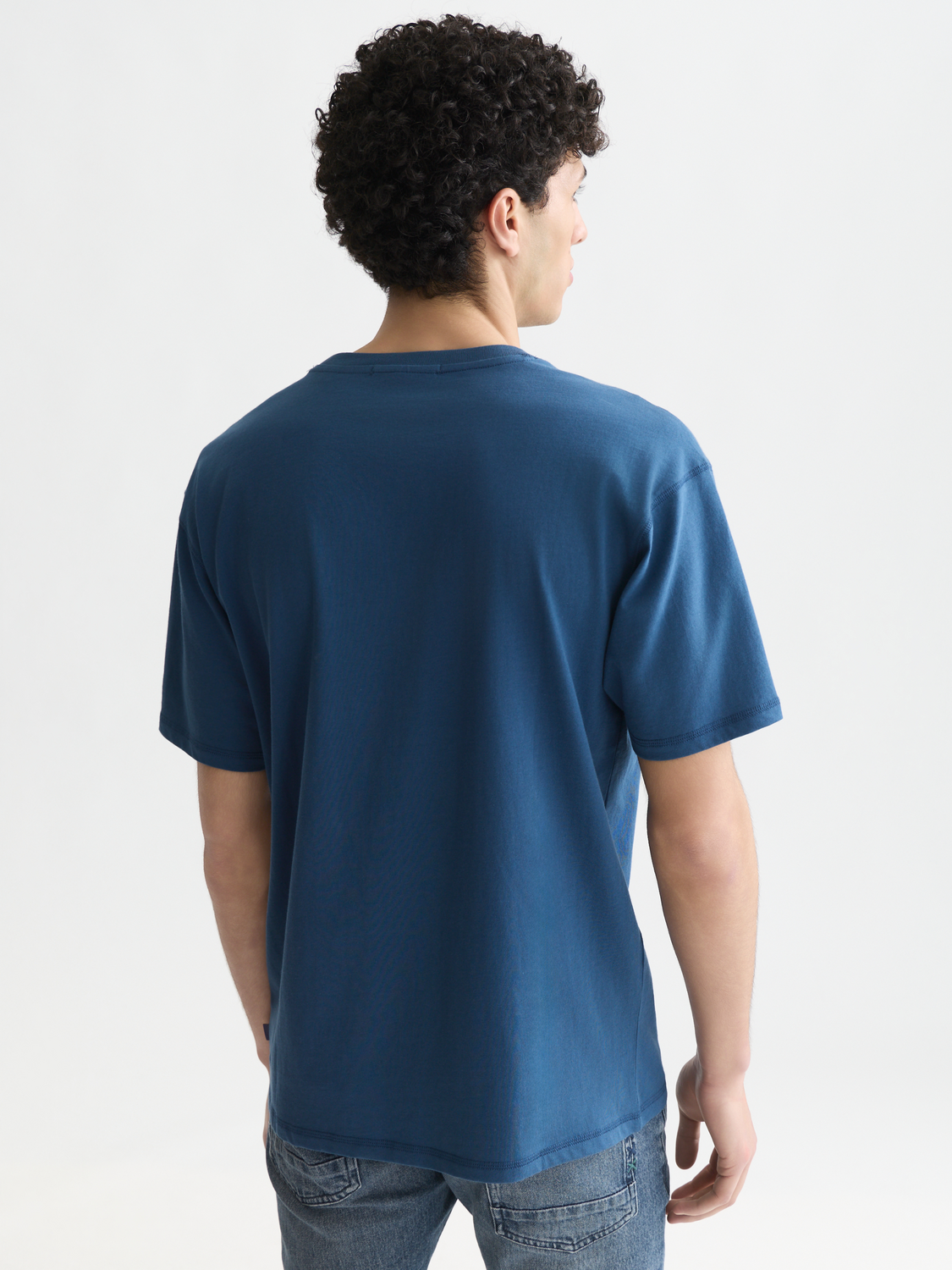 artwork pocket relaxed T-shirt