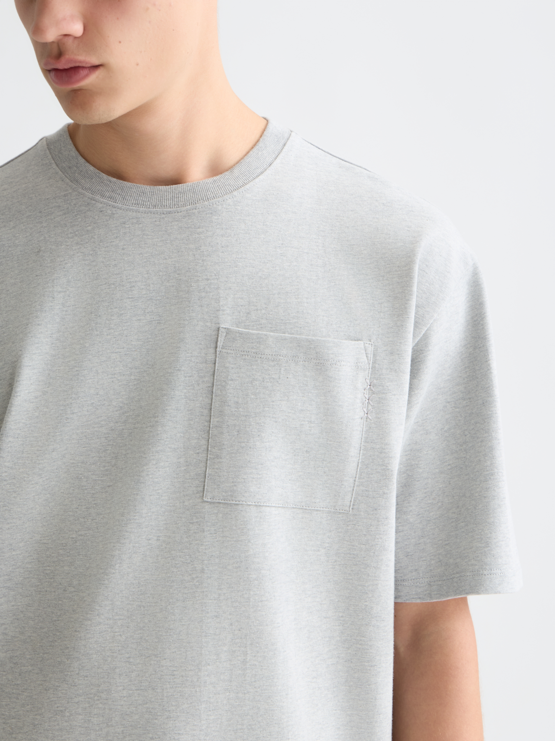 Seasonal Essentials 3 crosses pocket loose T-shirt