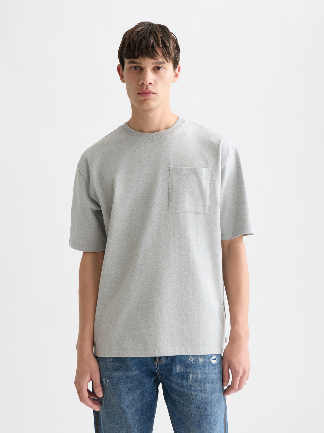Seasonal Essentials 3 crosses pocket loose T-shirt
