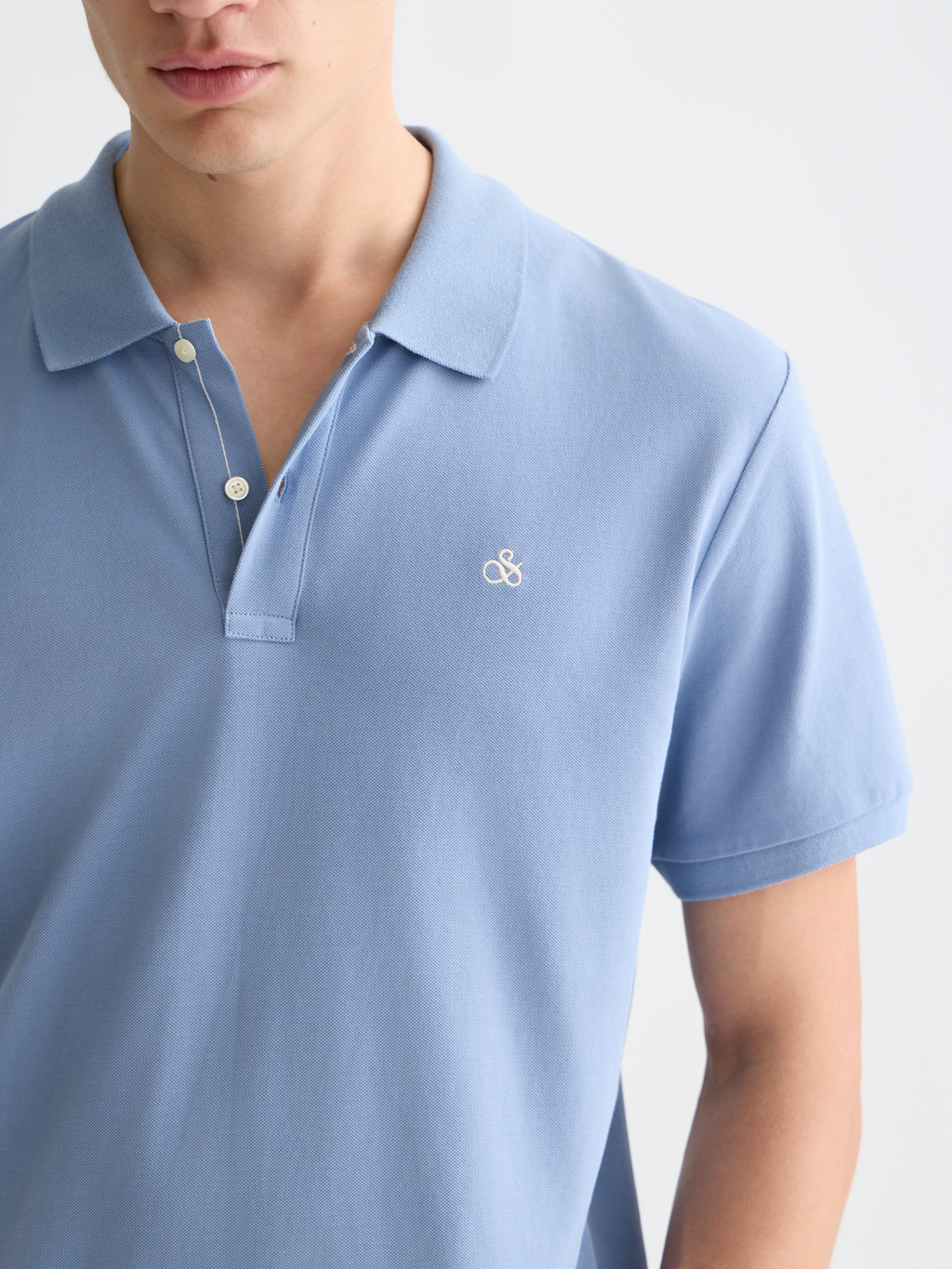 Seasonal Essentials pique logo polo