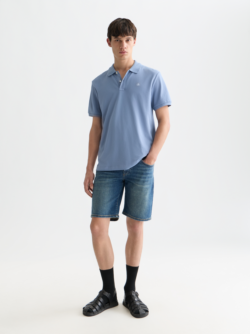 Seasonal Essentials pique logo polo
