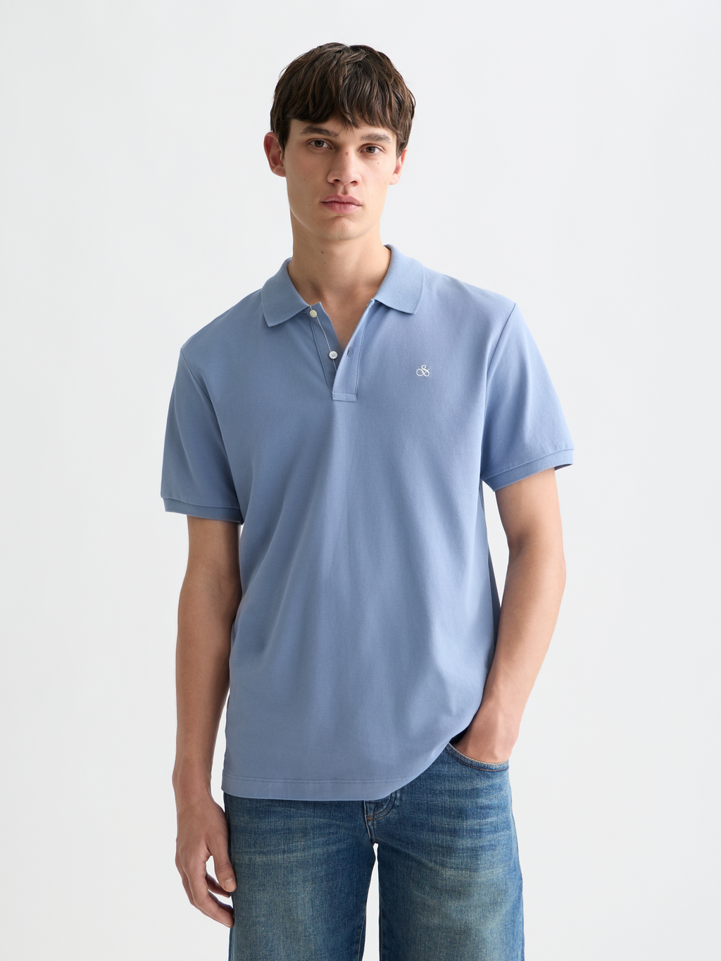 Seasonal Essentials pique logo polo