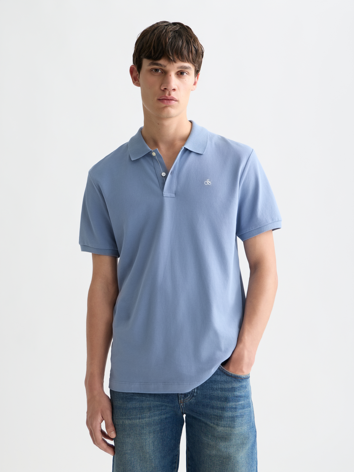 Seasonal Essentials pique logo polo