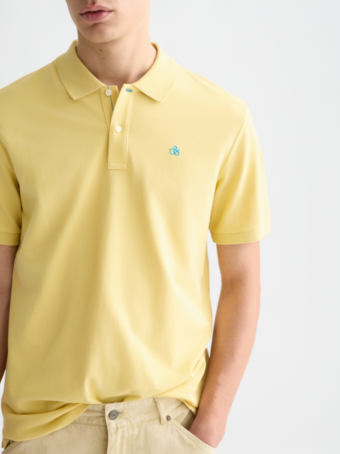 Seasonal Essentials pique logo polo