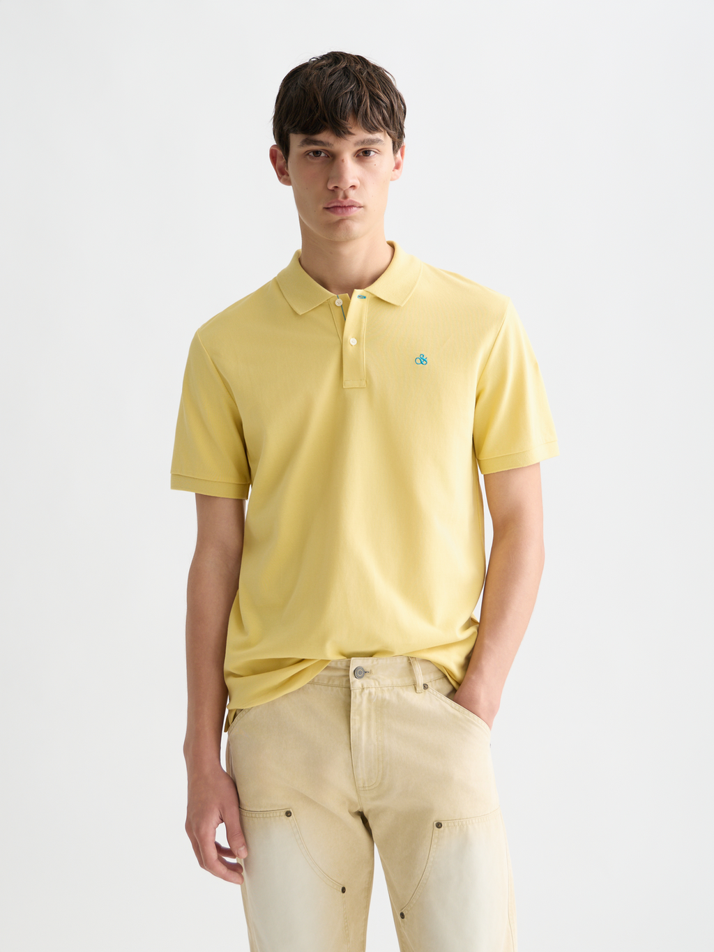 Seasonal Essentials pique logo polo