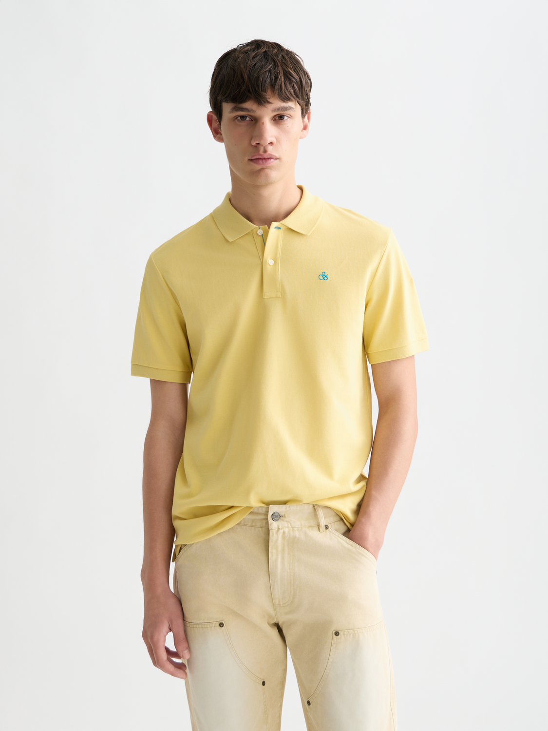 Seasonal Essentials pique logo polo