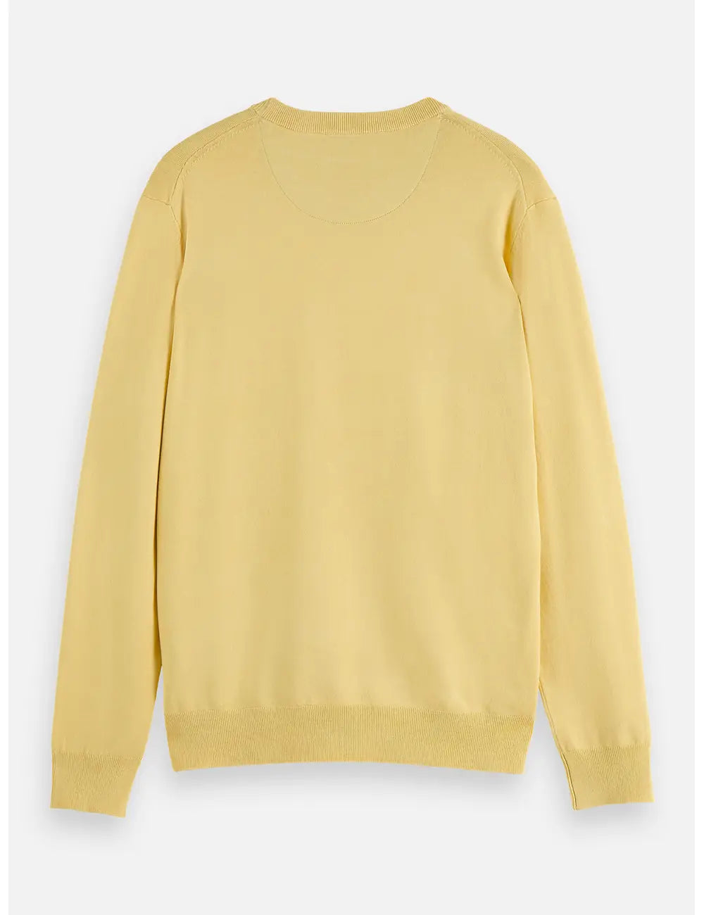 Seasonal Core Ecovero Regular Fit Pullover back view showing fit and finish by Scotch & Soda