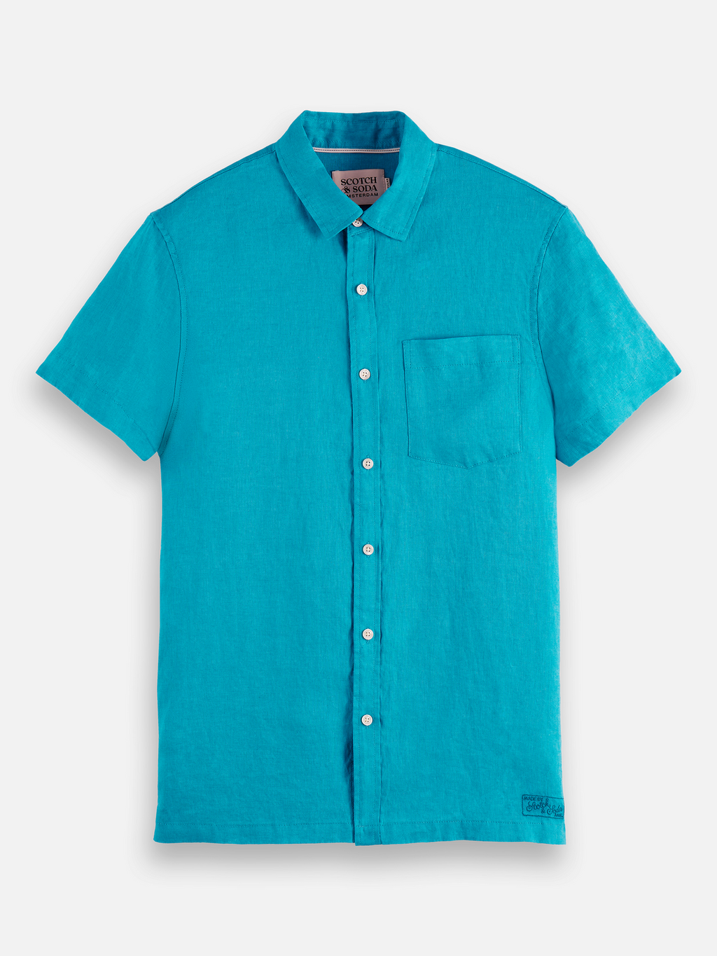 Seasonal Essentials linen short sleeve shirt