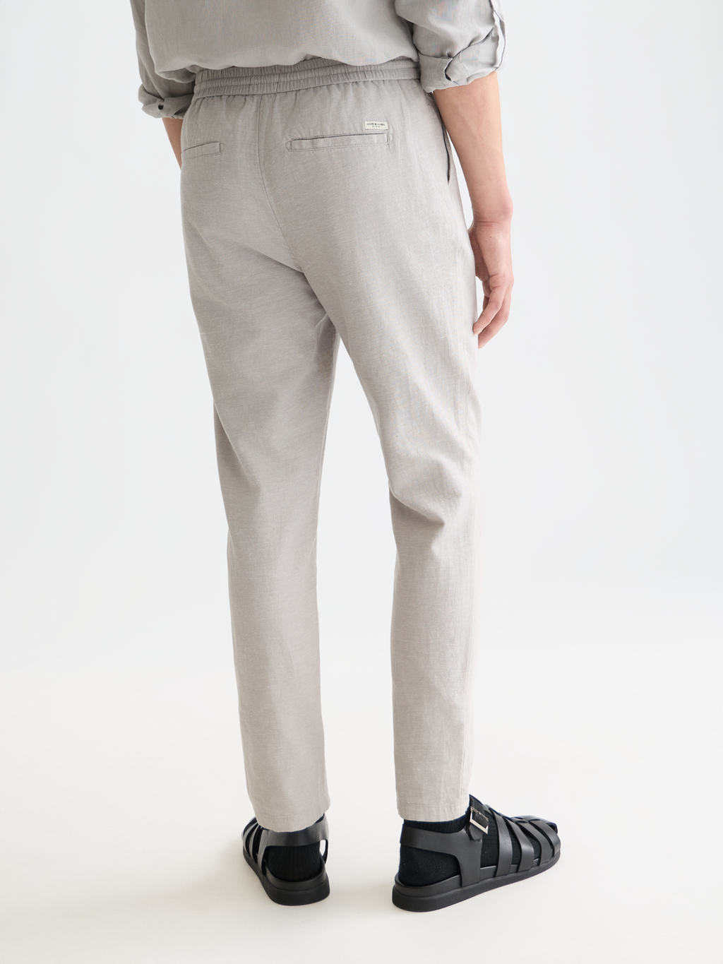 Seasonal Essentials Warren cotton-linen twill jogger