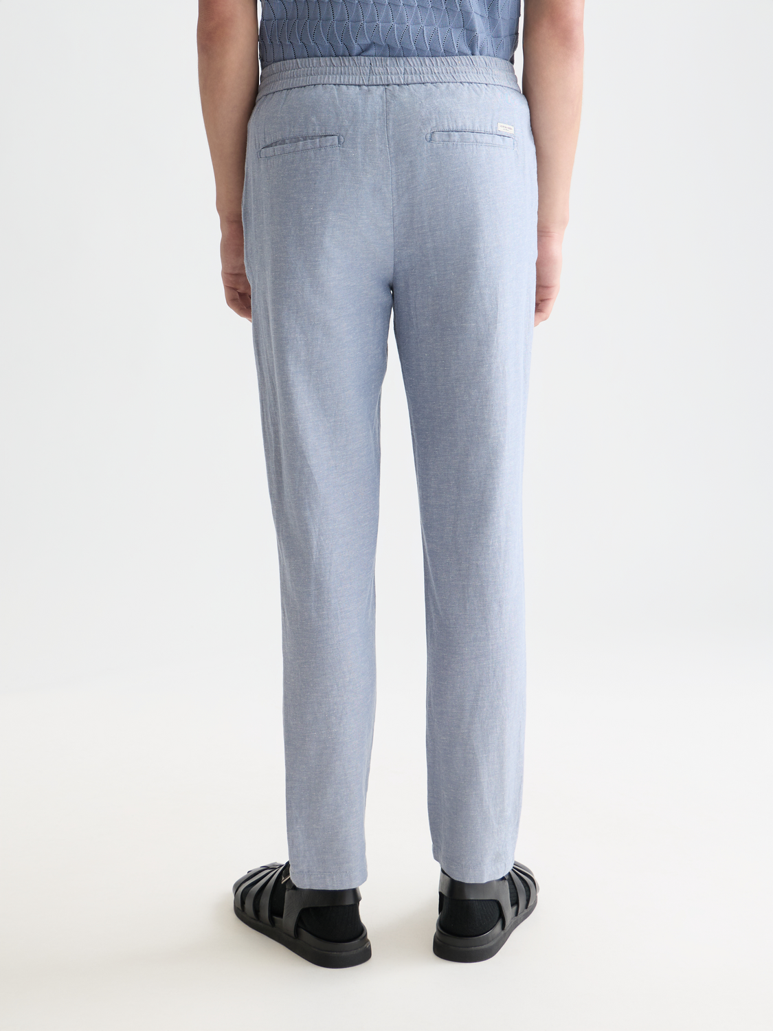 Seasonal Essentials Warren cotton-linen twill jogger