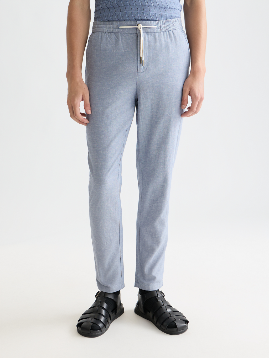 Seasonal Essentials Warren cotton-linen twill jogger