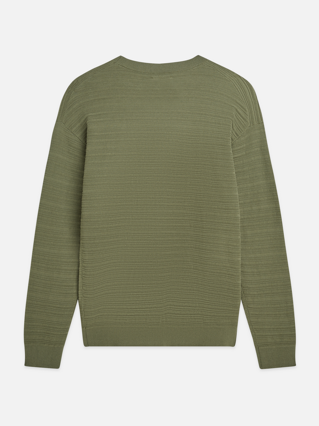 Structured chest pocket relaxed pullover