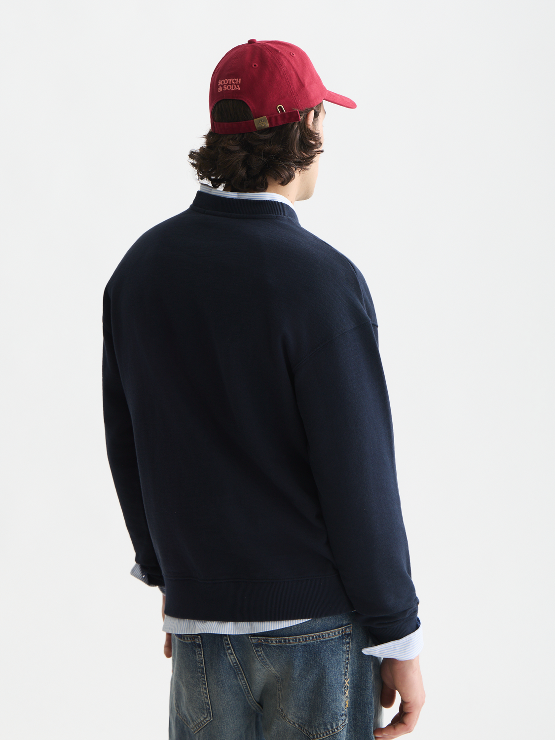 embroidered artwork relaxed sweatshirt