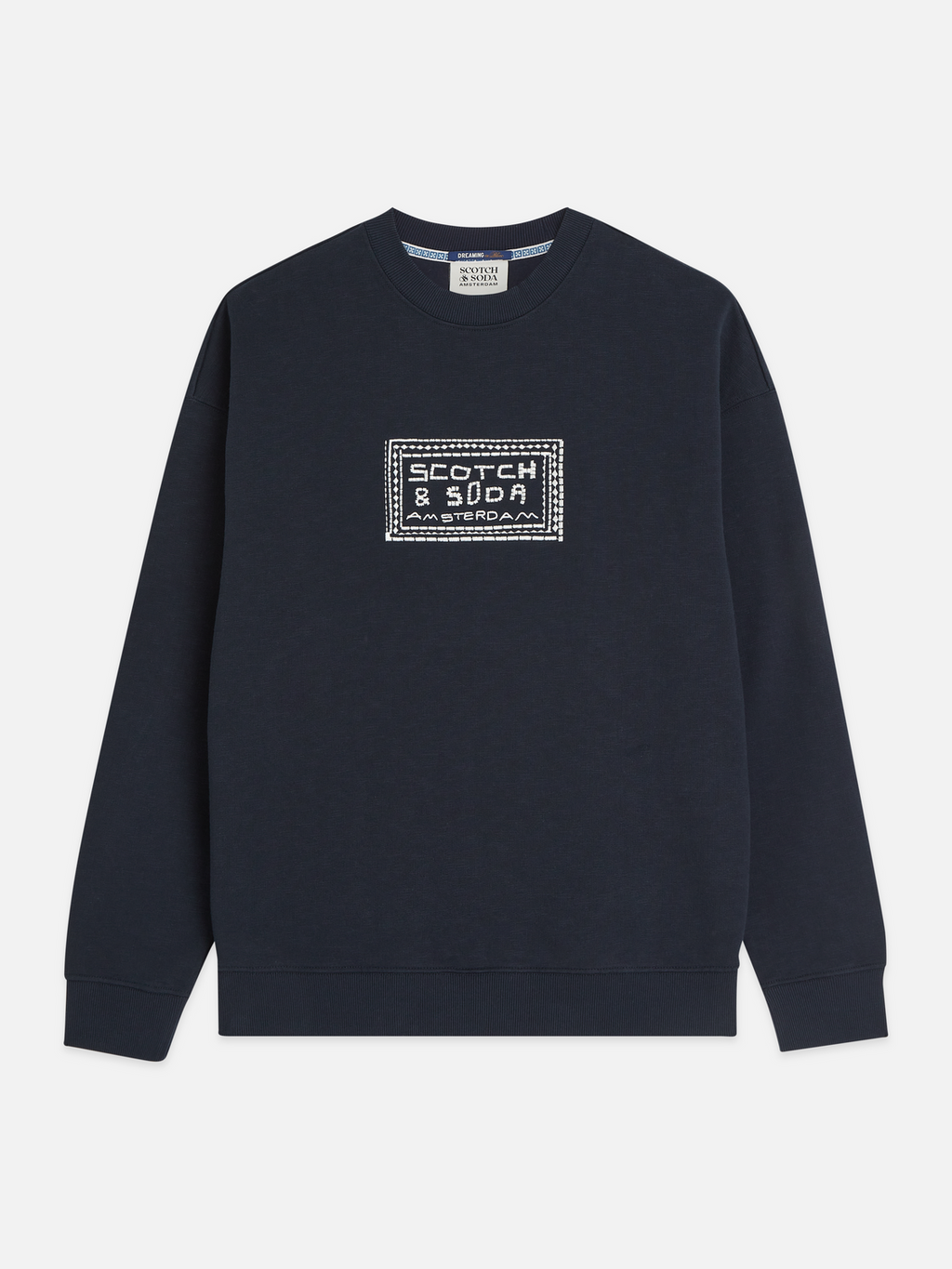 embroidered artwork relaxed sweatshirt