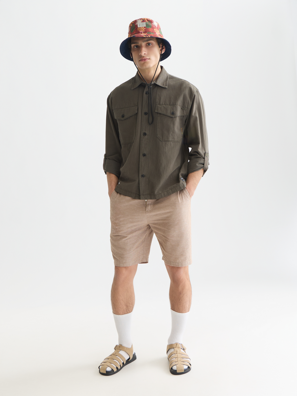 Seasonal Essentials Fave cotton linen chino shorts