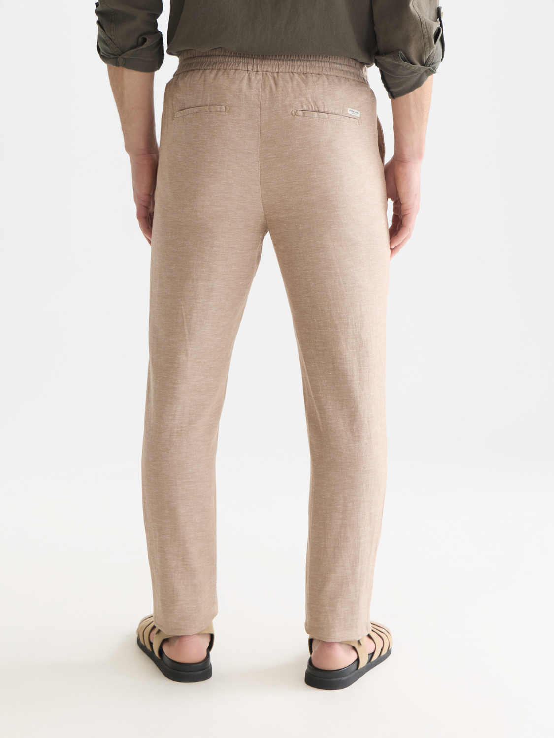 Seasonal Essentials Warren cotton-linen jogger
