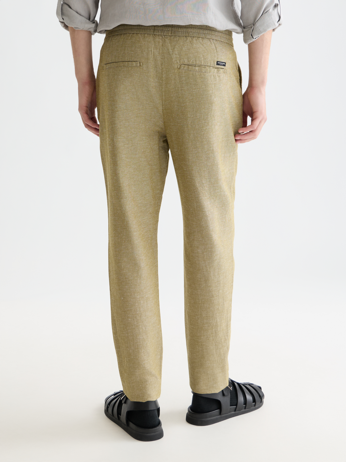 Seasonal Essentials Warren cotton-linen jogger