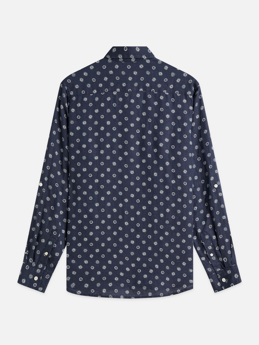 Printed linen shirt