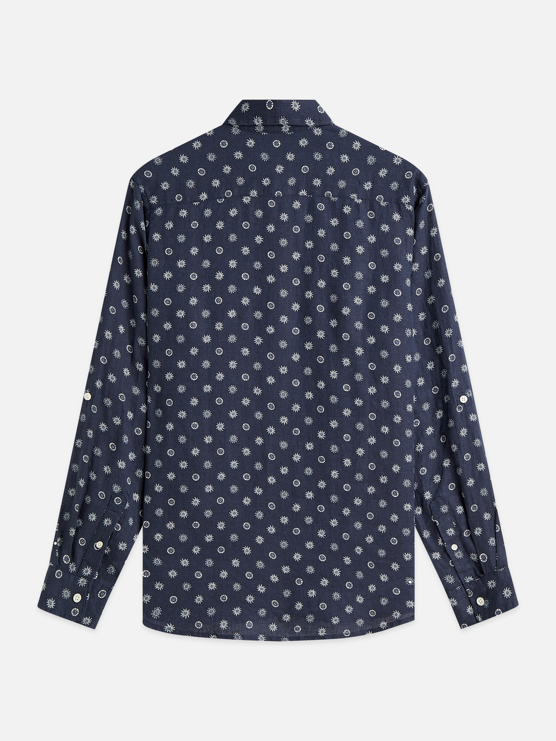Printed linen shirt