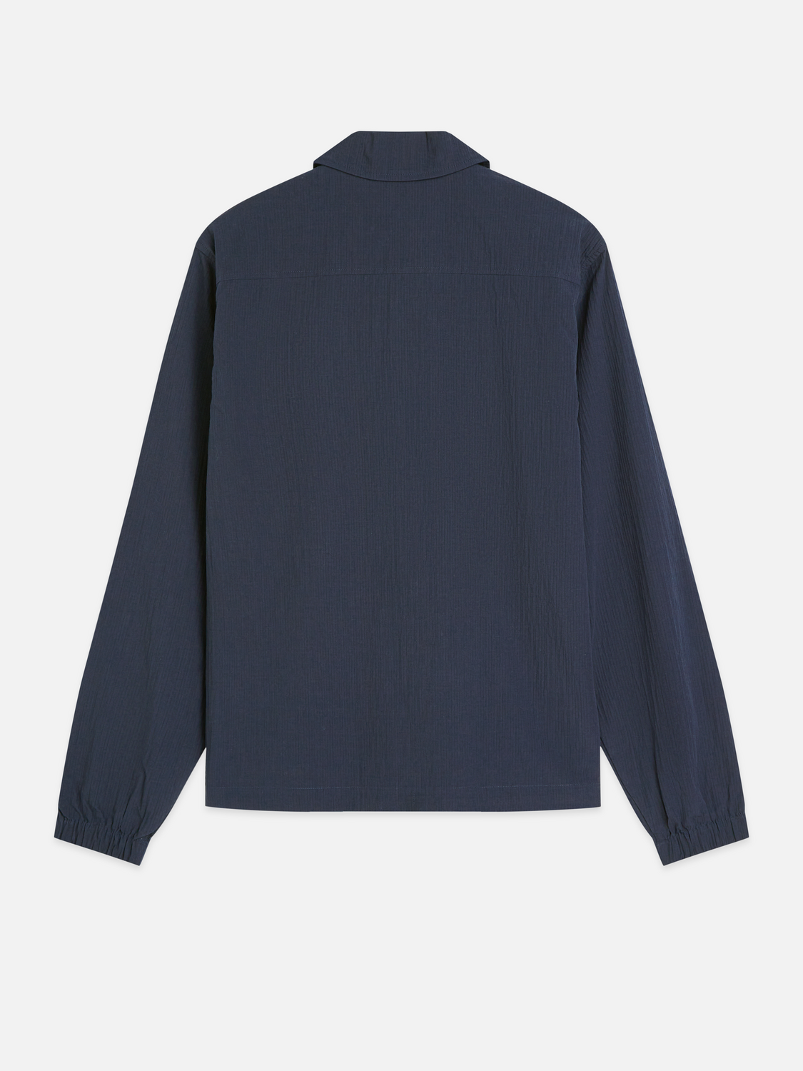 Crinckled cotton-blend coach jacket