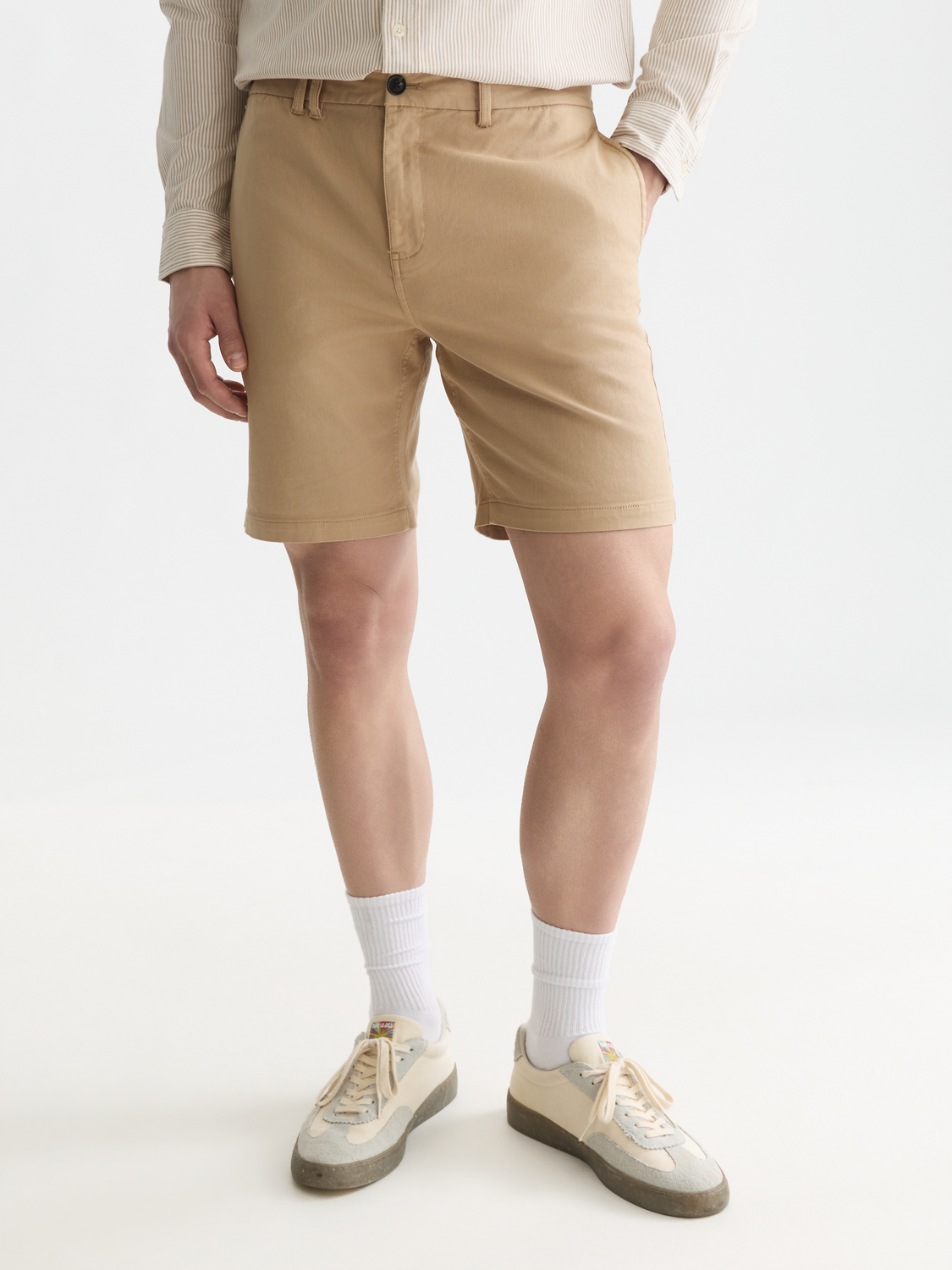 Stuart cotton twill shorts