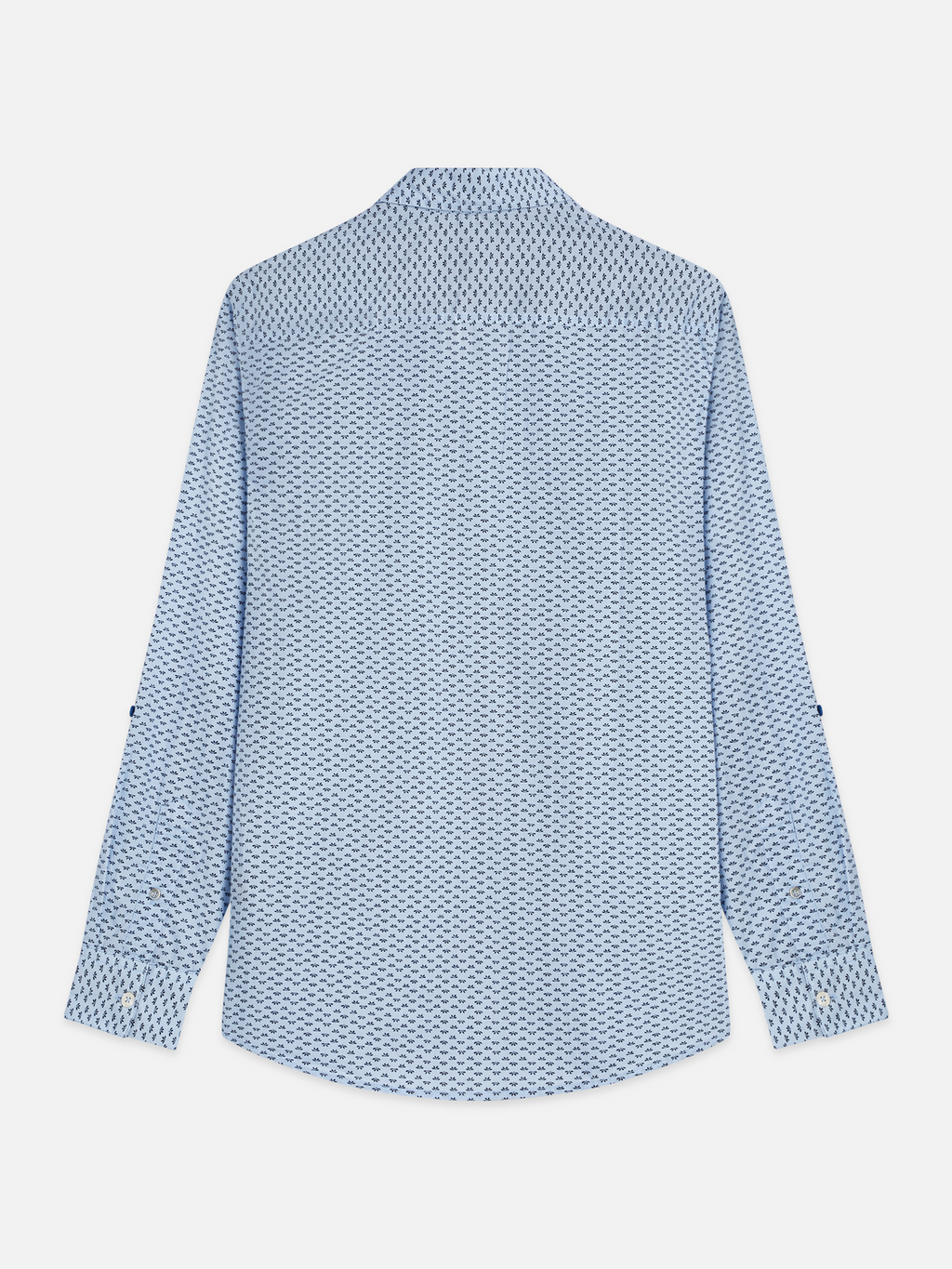 Printed cotton poplin shirt