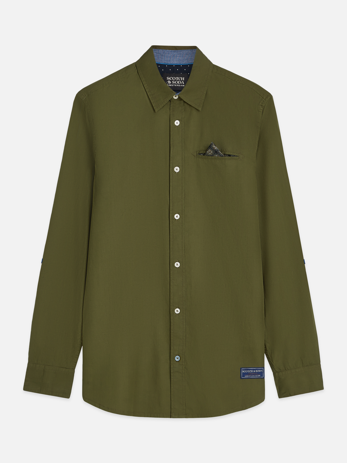 Cotton poplin shirt