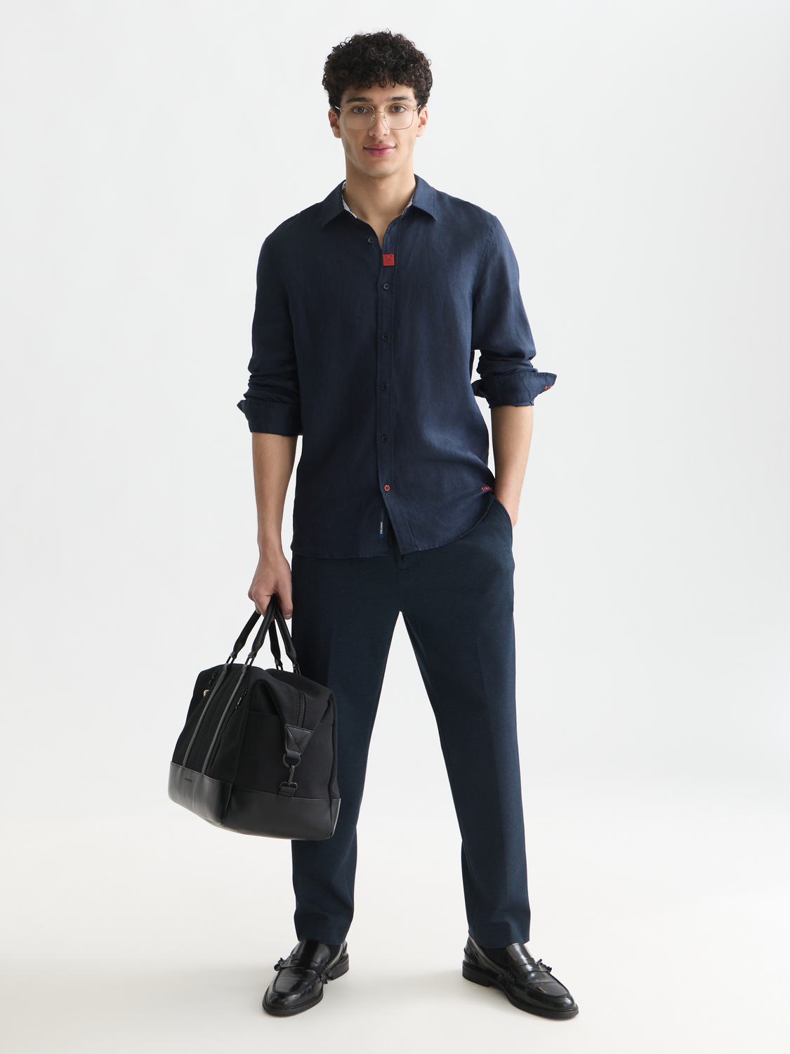 Finch tailored yarn-dyed technical jersey jogger