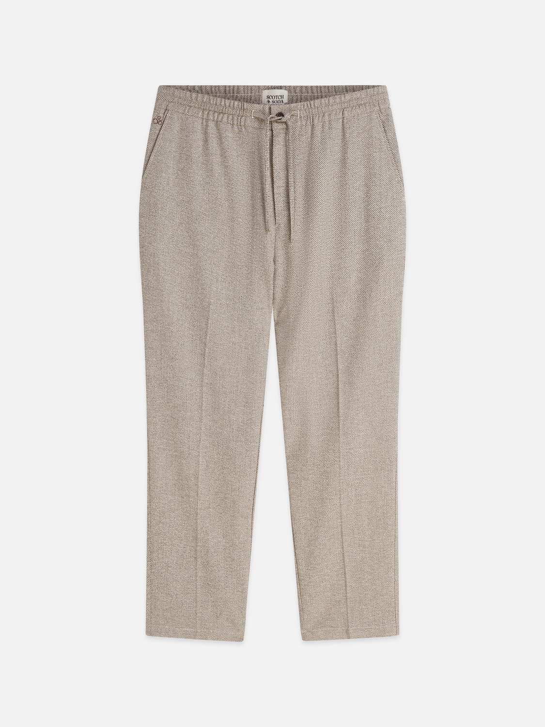 Finch tailored structured yarn-dyed weave jogger