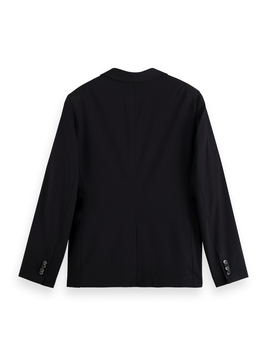 ESSENTIALS UNCONSTRUCTED PEAK LAPEL WOOL BLAZER