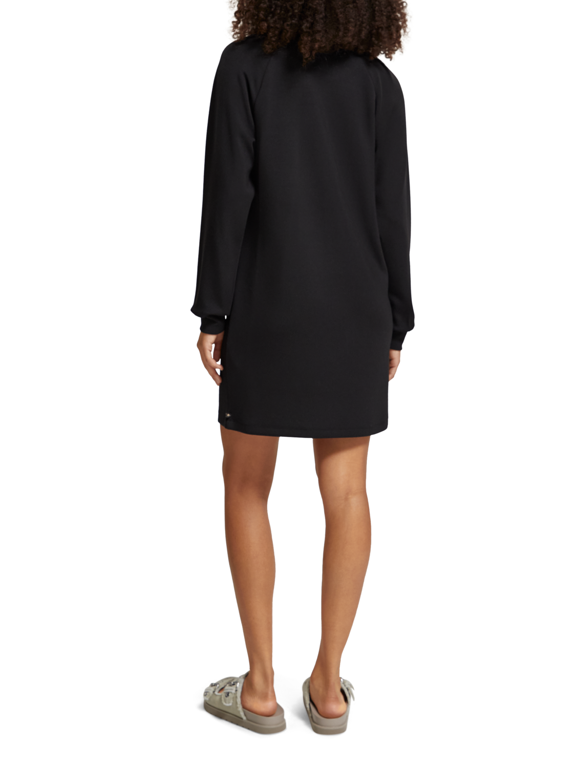 TUCK DETAIL JERSEY DRESS