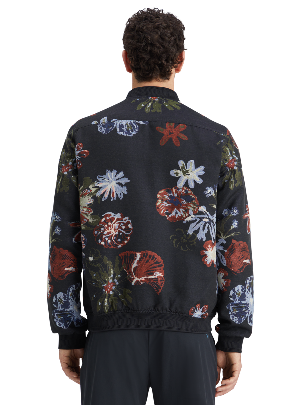 JACQUARD BOMBER JACKET