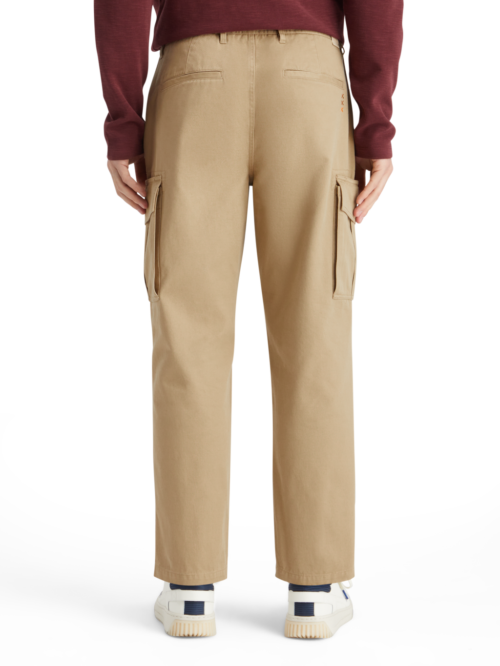 LOOSE TAPERED COTTON-TWILL CARGO PANT