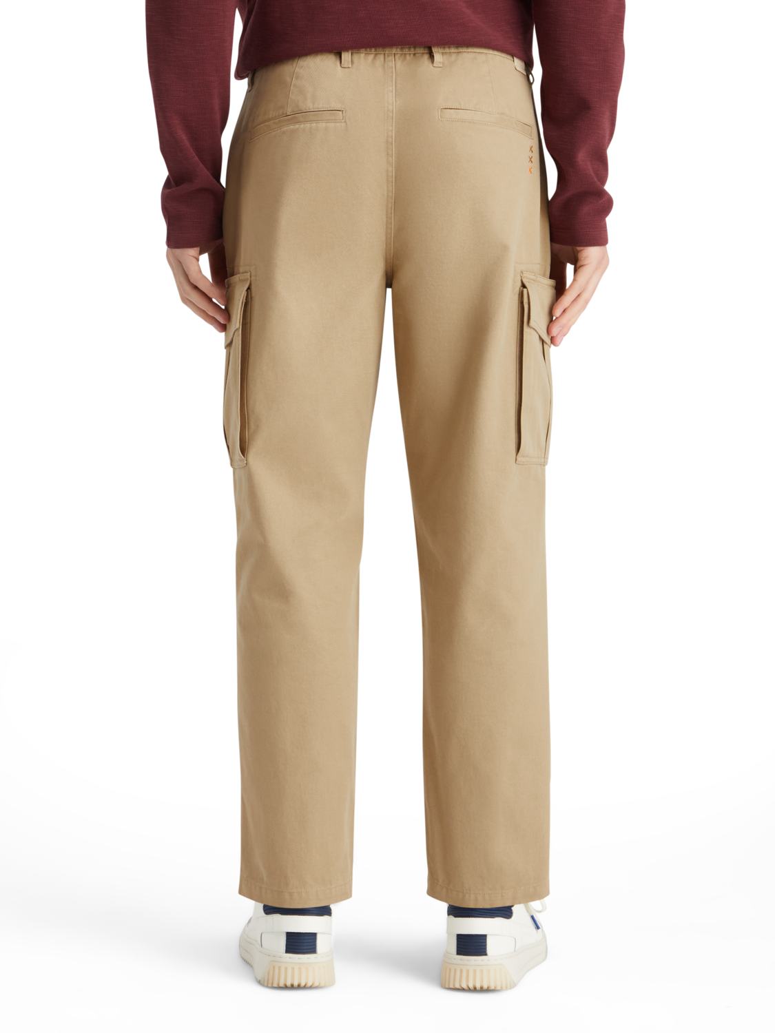 LOOSE TAPERED COTTON-TWILL CARGO PANT