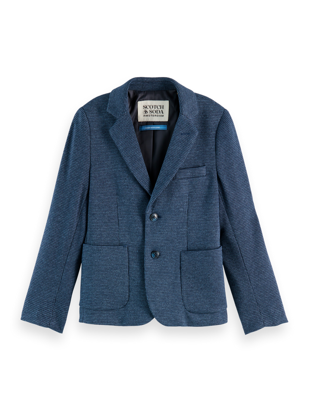 Boys Yarn-dyed knitted blazer