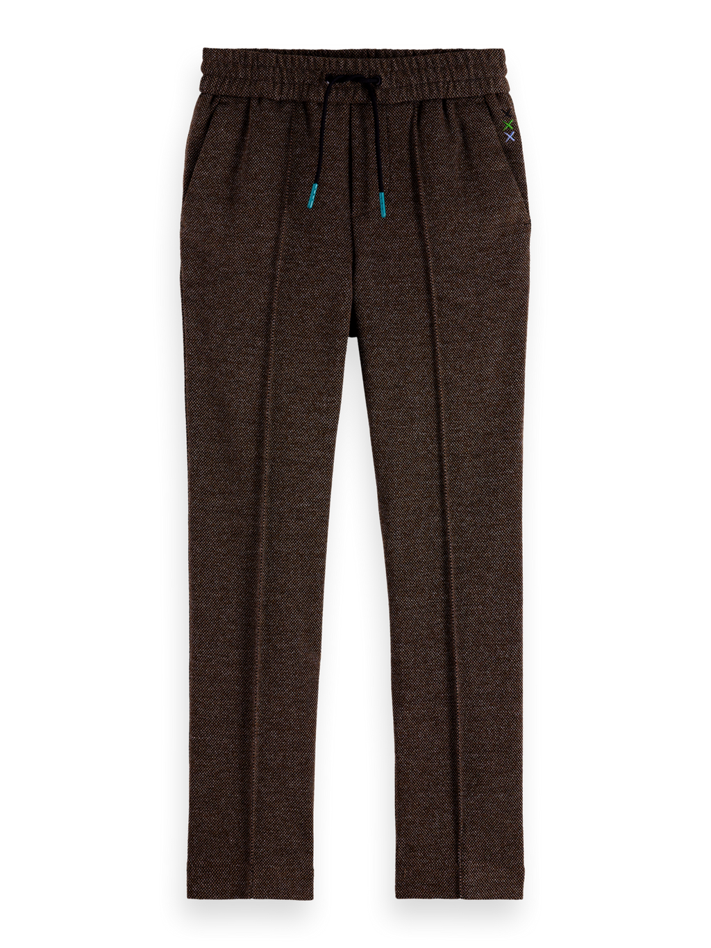 Boys Relaxed slim yarn-dyed knitted pants